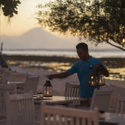 吉利埃科別墅酒店 鄰近峇里島海灘吉利別墅的酒店