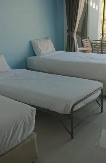 ห้องทวินเท่านั้น 2 ห้อง ปลอดบุหรี่