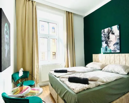 8 Studios with Terrace in Margareten الغرف Photos