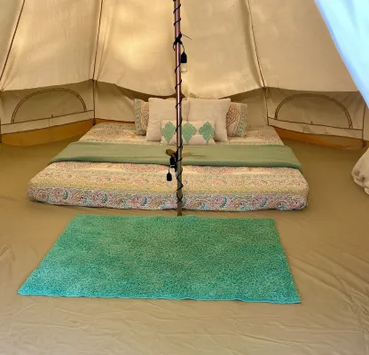 A place for peace… relaxing yurts, pet friendly on a holistic farm in Western NC