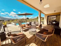 Beautiful!!! Villa Cassis south Ardèche Les Vans private pool breathtaking view