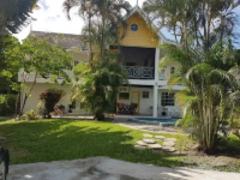 Private villa apartment with pool and within 15 minute walk to 3 beaches. Hotels near A.N.R. Robinson International Airport