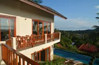 Sea view villa 185m close to  Bophut and Maenam 매남 비치/매남 해변 호텔