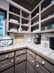 Modern amenities in a rustic landscape
