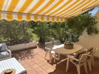 Ideal families with small children 10 minutes from the beach!