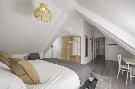 Modern city apartment located in the heart of the city center.
