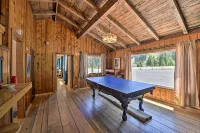 Secluded Camp Connell Home w/ Deck + Fireplace! - 3-Star