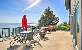 Lakefront Cabin with Patio and Views in Lake Norden