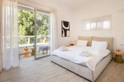 Stylish 3BR Apt w Balcony 5 min Walk from Beach Hotels in 