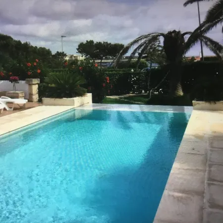 House with pool near the beach and marina