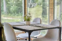 Charming Green Cabin with Private Round Lake Access, Minutes from Ludington