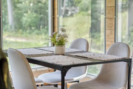 Charming Green Cabin with Private Round Lake Access, Minutes from Ludington