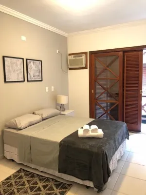 House N12 in Maresias, gated community facing the beach.