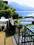 Apartment in villa LE PALME directly on the lake of Lugano