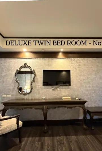 ห้องดีลักซ์หัวมุมเตียงแฝด