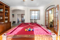 Pool Spa Outdoor Fireplace BBQ Pool Table - balcony