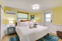 距離布雷登頓海灘2英里的水景度假屋，附燒烤設施