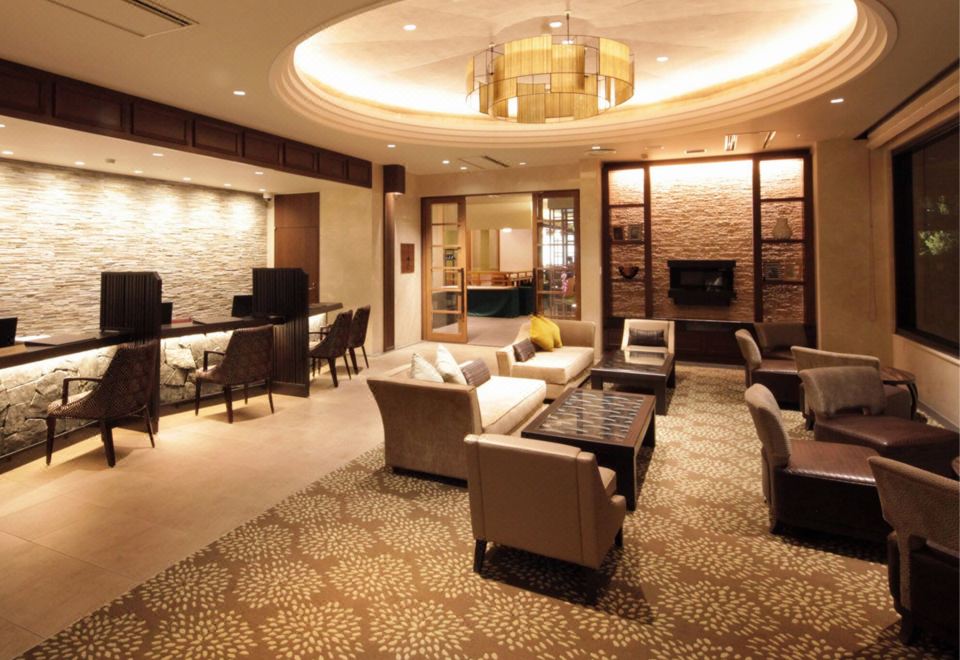 히코네 캐슬 리조트의 평화로운 로비 또는 객실 내부 이미지