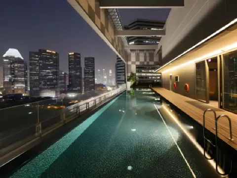 Pan Pacific Serviced Suites Beach Road, Singapore Hotel dekat Singapore Flyer