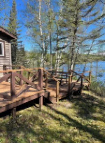 Cabin 7 "Bayside" 2 Br, 4 pp, Lakefront with Dock, Access to Boats!