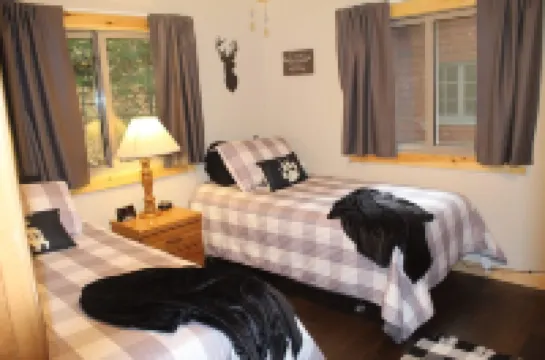 COZY BEAR LODGE-On UTV/Snowmobile trail, Beachside Cabin w/ Porch, Private dock