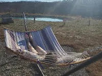 Rustic Hobbit Inspired Hocking Hills State Park 3 mi away Hot Tub Pet Friendly Hotels in Swan Township