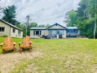 Waterfront Cabin w/ Private Dock & Outdoor Bar near Munising/Manistique