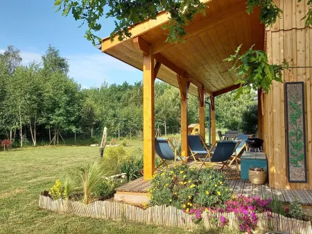 Deux Maisons en Bois Avec Terrasses Proche Océan
