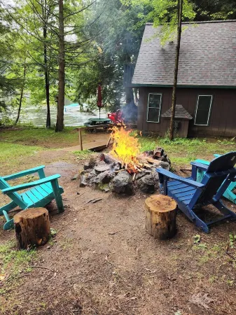 Tamarac Cabin Waterfront For Two Отели в г. Саранак Лейк