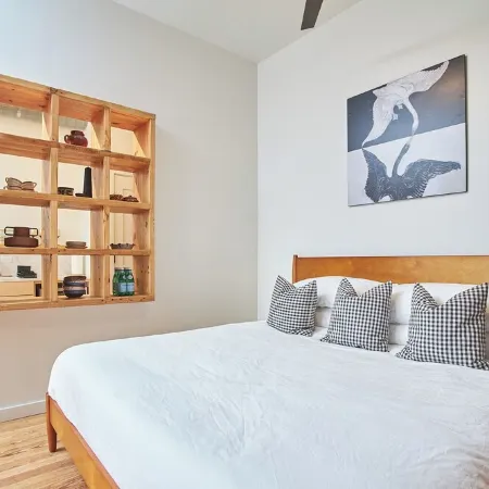 Charming European-style Studio in the Historic Orenge Building, Downtown Durham.