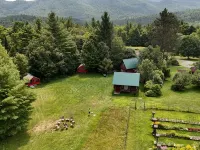 Glamp Richard on Adirondack Flower Farm Hotels in Johnsburg
