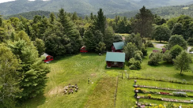 Glamp Richard on Adirondack Flower Farm