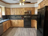 Newly renovated, only 2 miles from downtown Fort Kent.  Right across from trails Hotels in Fort Kent