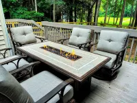 Cozy Carolina Trace 3Br w/ Relaxing Golf Course Views - Deck & Fire Table