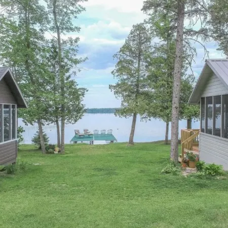 Cottages on Moose. Lakeside, twin cabins on Moose Lake!!!