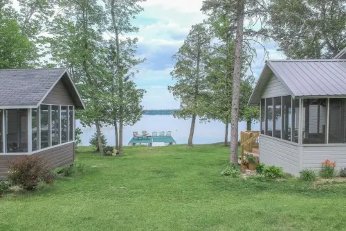Cottages on Moose. Lakeside, twin cabins on Moose Lake!!!