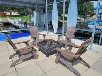 Bring your boat or jetskis and launch on site! Wood burning fireplace!