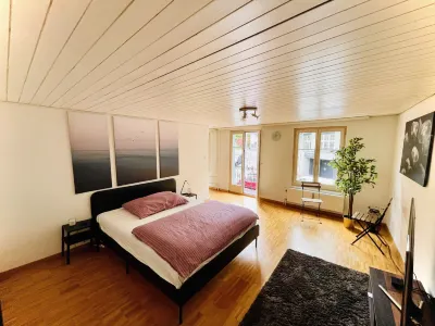 Newly Furnished Beautiful Old Building Apartment in the Center with Apple TV O1 Hotel di Gaiserwald