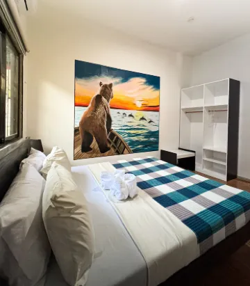 瘋狂熊青年旅館 白色沙灘附近的飯店