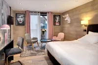 Chalet-Hôtel la Marmotte, la Tapiaz & Spa, the Originals Relais - Parvekkeita