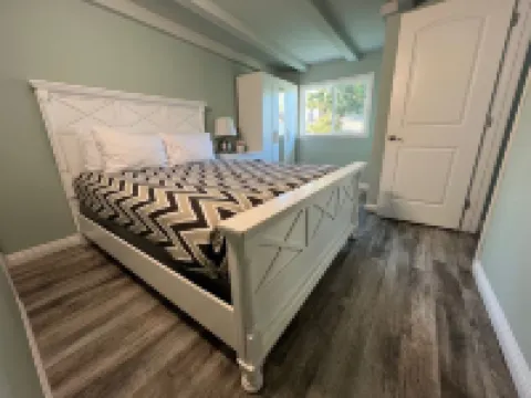 Walk across the street to Disneyland parking.  Fireworks show from front porch!