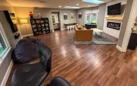 Modern Ranch in Hubbard with arcade, game room, gym, sauna & MORE!