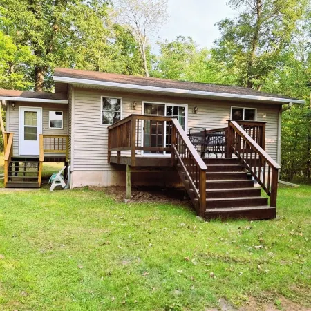 Think Spring! Book now for fishing, campfires and boating on Mystery Lake!