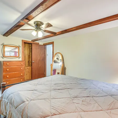 Lake-view Cabin w/ Furnished Deck in Hadley!