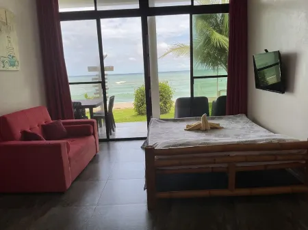 BambooBeachvilla2 NewOCEANFRONT*POOLsunsetview*kitchen STARLINK SAT upto10Guest Отели в г. Dimiao