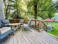 Princeton Haven w/ Private Deck, Lush Backyard & Walk to Downtown Princeton!