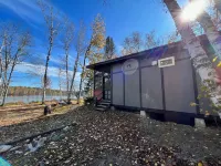 Waterfront mid-century modern