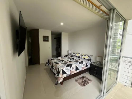 Modern, cozy, eco-field and very equipped with two bedrooms and private parking.