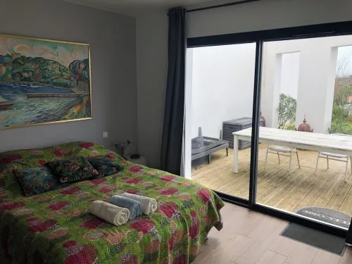 Charming sea view studio 200 m from cenitz mayarco beach Guéthary