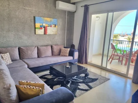 Charming 1-bedroom apartment in enchanting Djerba with AC, WiFi